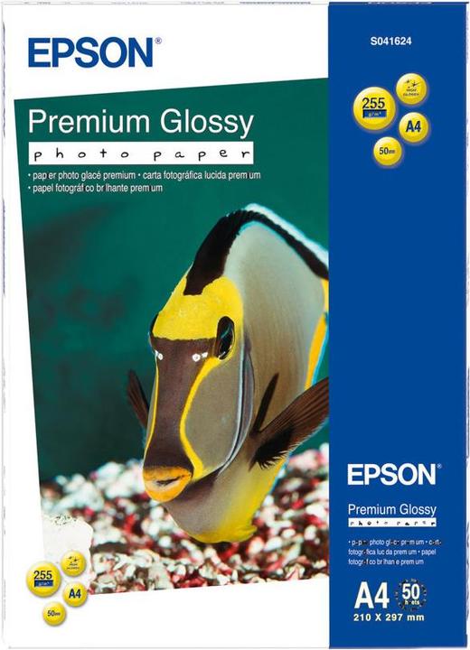Produktbild Epson Premium Glossy (255 g/m², A4, 50 x)
