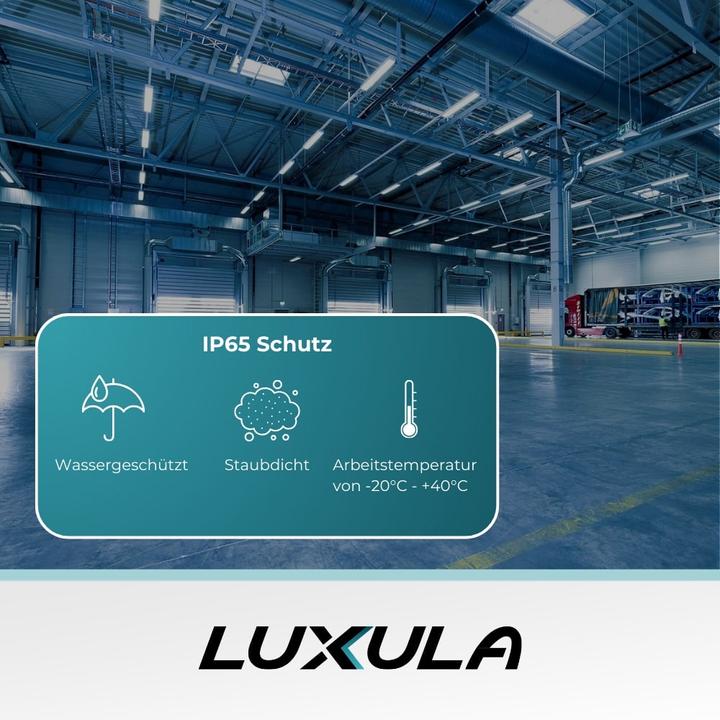 Produktbild Luxula LED-Hallenleuchte LX500143, HighBay, linear, 200W, 20000lm, 4000K (20000 lm)