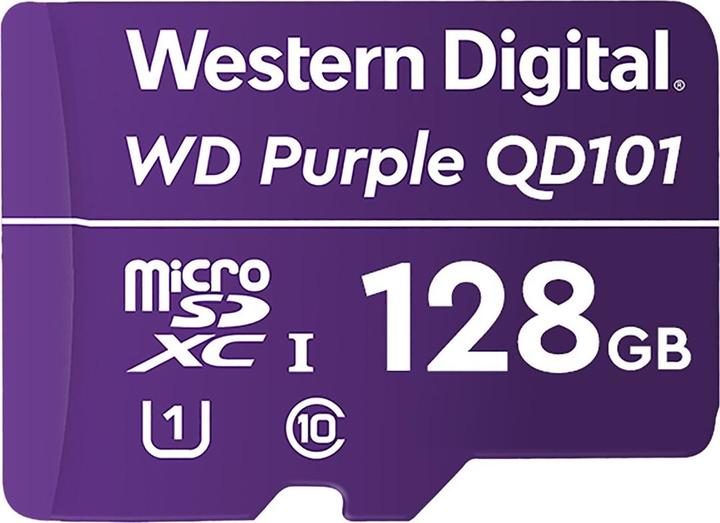 Productafbeelding WD Paars QD101 (128 GB, microSDXC, U1, UHS-I)