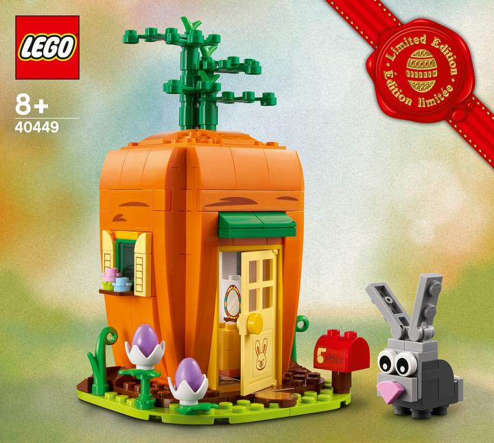 Actual product image LEGO Easter Bunny Carrot House (40449, LEGO Rare Sets)