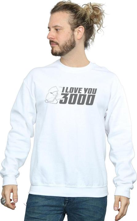 Actual product image Mens Avengers Endgame I Love You 3000 Helmet Sweatshirt (4XL)