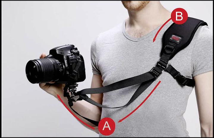 Actual product image Fotospeed F1 Black Kingkong Air Cell Shoulder Pad (Shoulder strap)