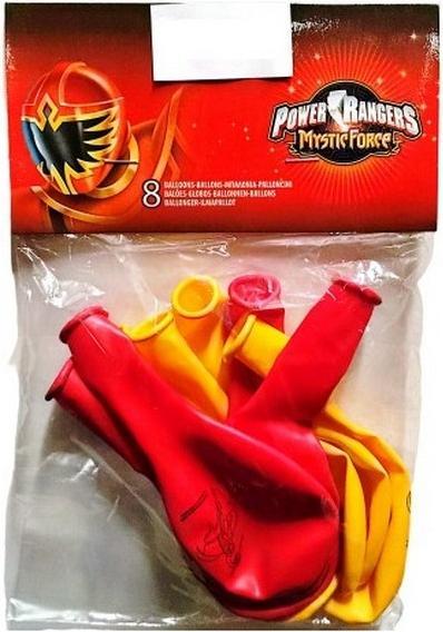 Produktbild Power Rangers bedruckt Ballons Mystic Force Latex 8erPack