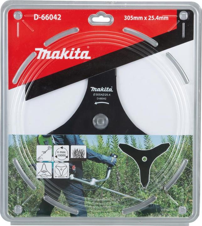 Immagine prodotto Makita Coltello da boscaiolo 305x25,4mm (Pioniere delle erbacce, Lame per tosaerba + lame di ricambio per macchine da giardino)