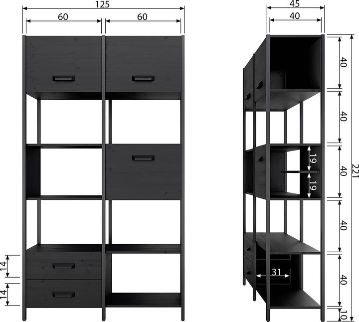 Actual product image BePureHome Legacy (123 x 45 x 220 cm)