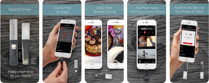 Produktbild SanDisk iXpand Flash Drive 128GB (128 GB, Lightning, USB 3.0)