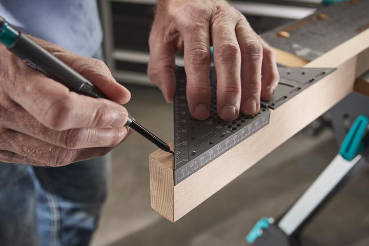Produktbild wolfcraft Mess- und Markierwinkel VARIO 3D