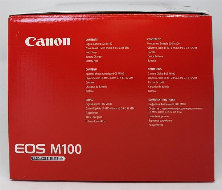 Produktbild Canon EOS M100 Kit (15 - 45 mm, 24.20 Mpx, APS-C / DX)