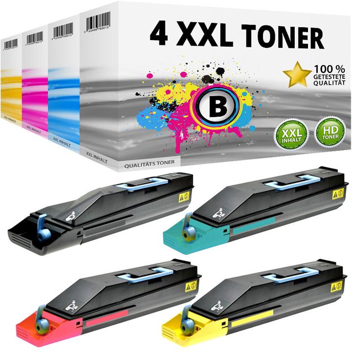 Produktbild Druckfuxx 4x XXL TONER PATRONE für Kyocera Mita TASKalfa 250 ci 300 ci TK-865 Fa
