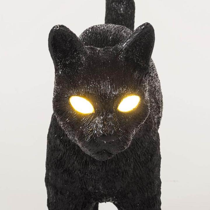 Image du produit Seletti Jobby The Cat Lampe de table Noir (100 lm)