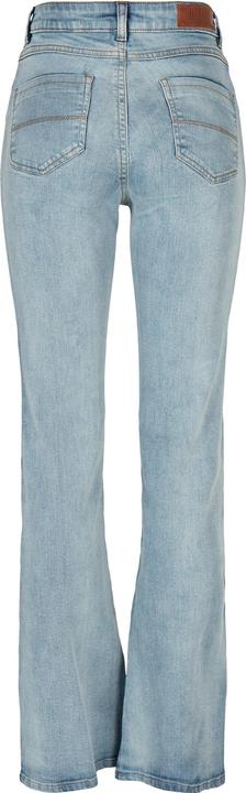 Actual product image Urban Classics Ladies High Waist Flared Denim Pants (32)