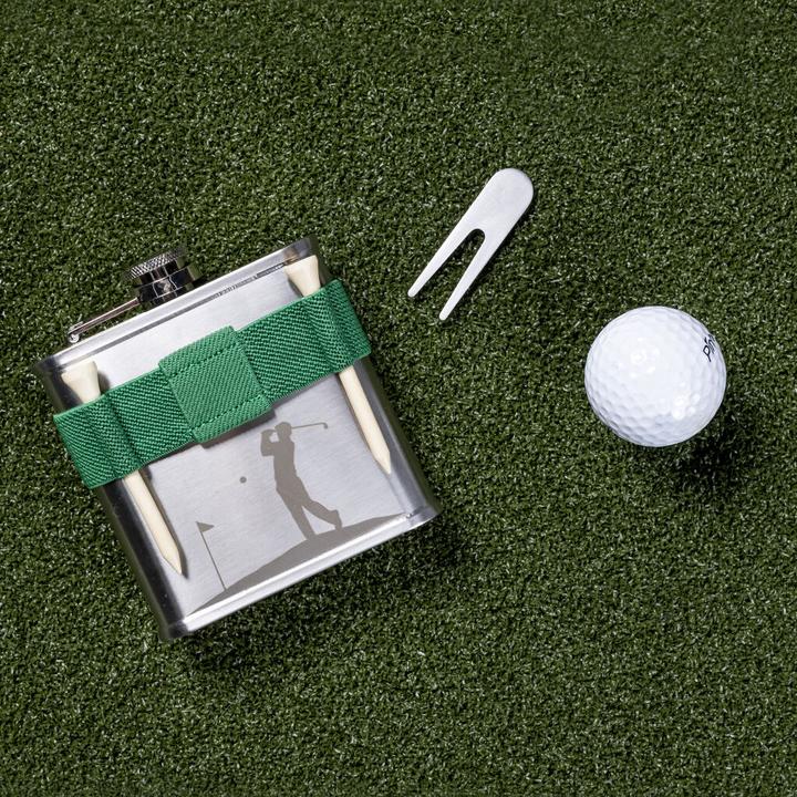 Actual product image Kikkerland Golf Flask (180 ml)