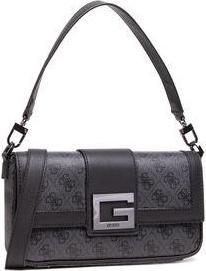Image du produit Guess Brightside, Polyurethane, Textile Bag, 4G Logo, Coal, For Women