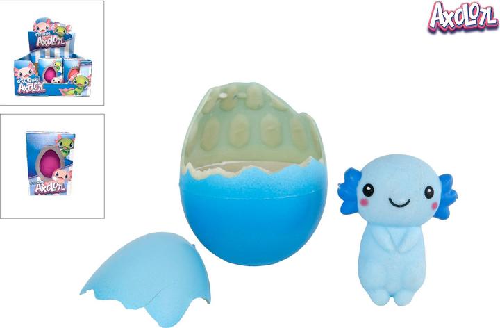 Actual product image Roost Ei mit wachsendem Axolotl