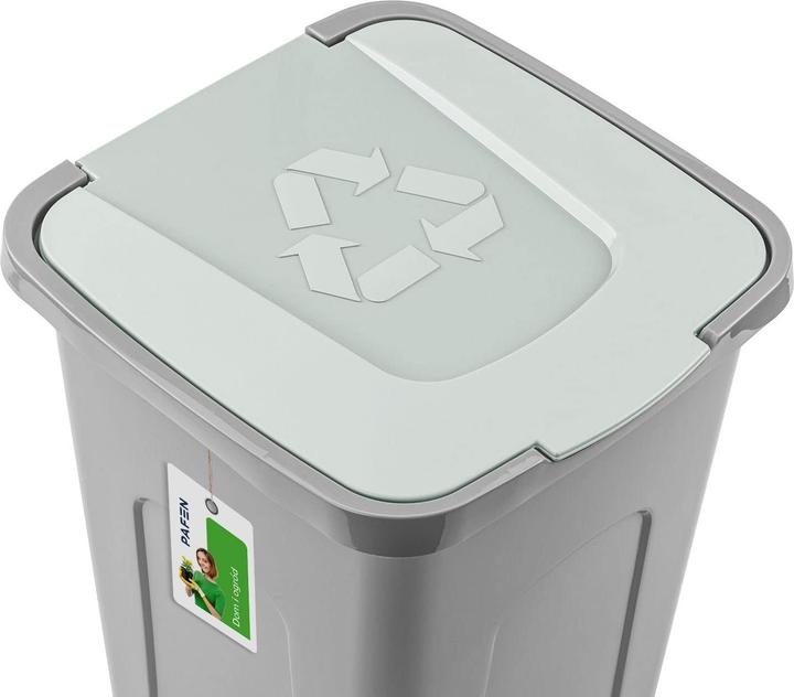 Immagine prodotto Pafen 5-teiliges Mülleimer-Set mit farbigen Deckeln (50 l)
