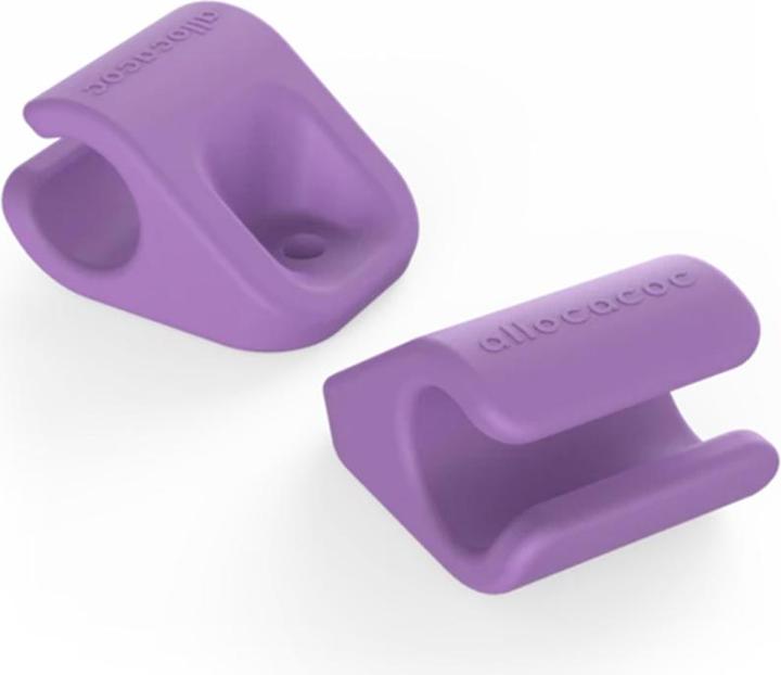 Image du produit Allocacoc Cable Fix, violet, 8 pièces