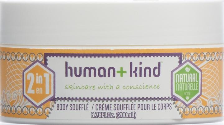 Actual product image Human+Kind Body Souffle (Body milk, Body gel, Body cream, Body lotion, 200 ml)