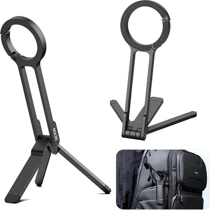 Image du produit Ulanzi MA30 Carabiner Mounted Phone Tripod(Dark Gray)