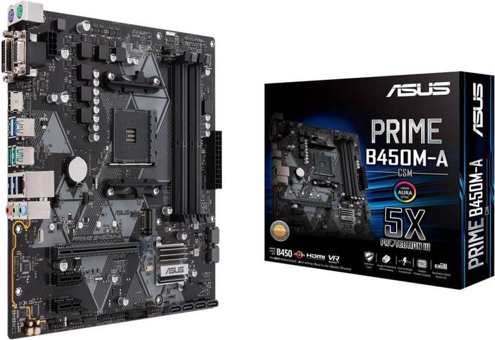 Produktbild ASUS B450M-/CSM B450 (AM4, AMD B450, mATX)