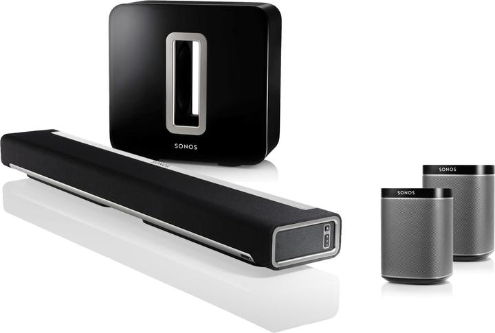 Sonos 5.1 Bundle 2x PLAY:1 black + Playbar + Sub