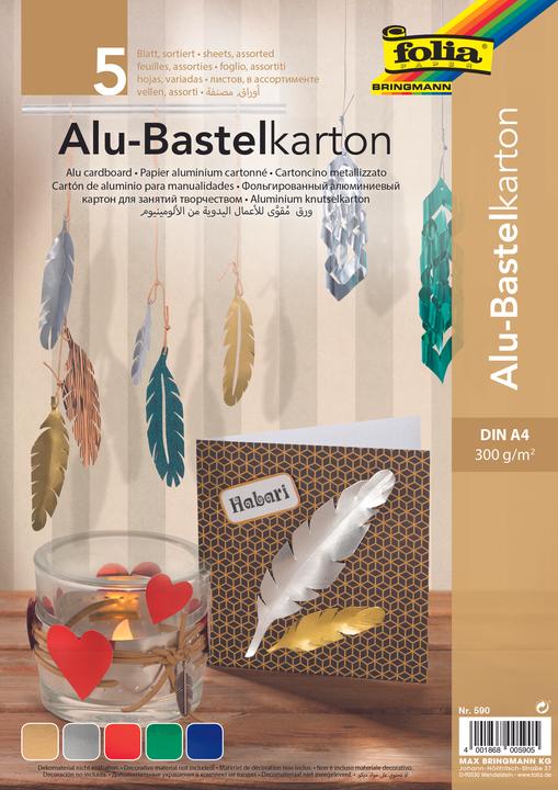 Produktbild Folia Alu-Bastelkarton (1 x)
