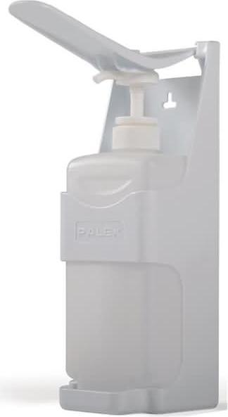 Update Displays Disinfectant dispenser white
