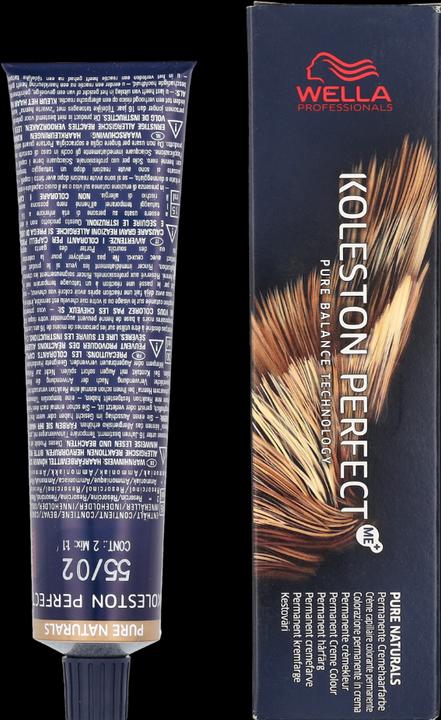 Immagine prodotto Wella Koleston Perfect Pure Naturals 55/02 Light Brown Intensive Natural Matt 60 ml (55/02 marrone chiaro intensivo naturale opaco)
