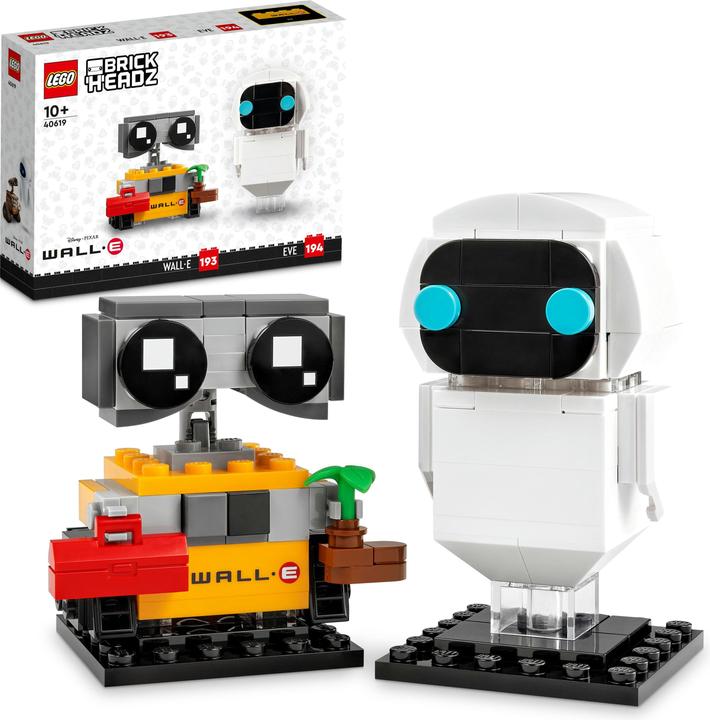 Image du produit LEGO 40619 EVE et WALL-E (40619, LEGO Brickheadz)