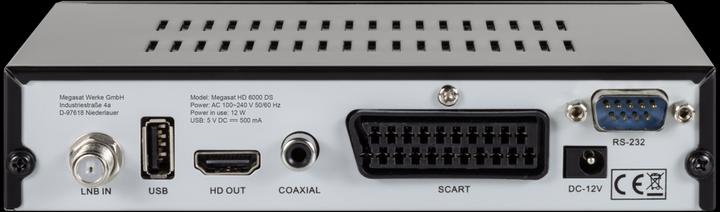 Image du produit Megasat Mallette de camping HD6000 (Antenne parabolique, DVB-S / -S2)
