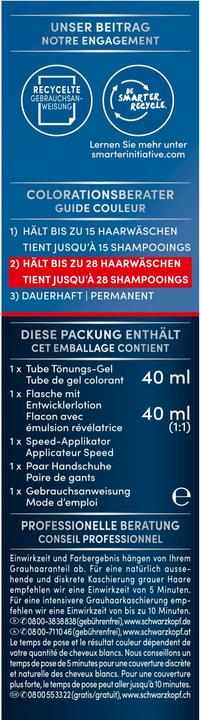 Immagine prodotto Schwarzkopf Men Perfect Gel colorato anti-grigio (70 naturale marrone scuro)