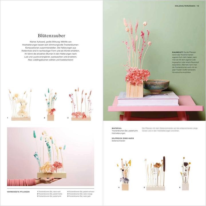 Produktbild Rico Design Handbuch Made by Me Trockenblumen 20 Seiten (Deutsch, 2023)