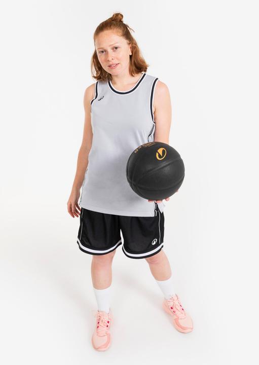 Produktbild Kipsta Damen/Herren Basketball Trikot wendbar leicht - SHR 500 schwarz-weiss (M)