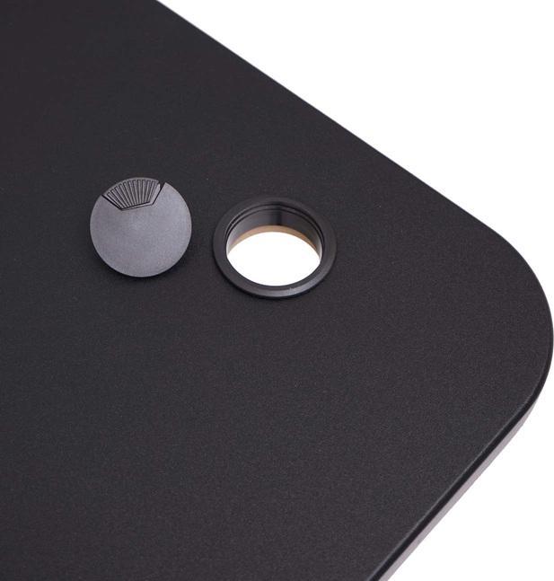 Actual product image Swisshandel24 Tabletop for corner desk, desk top, 90° black