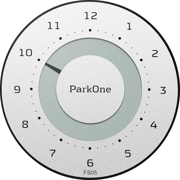 Needit ParkOne FS05 Parkeerschijf Wit Analoog