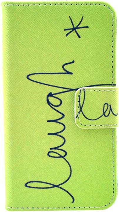 Actual product image König Design Mobile phone cover case for mobile Samsung Galaxy S4 lettering Laugh / Laugh Green (Samsung Galaxy S4)
