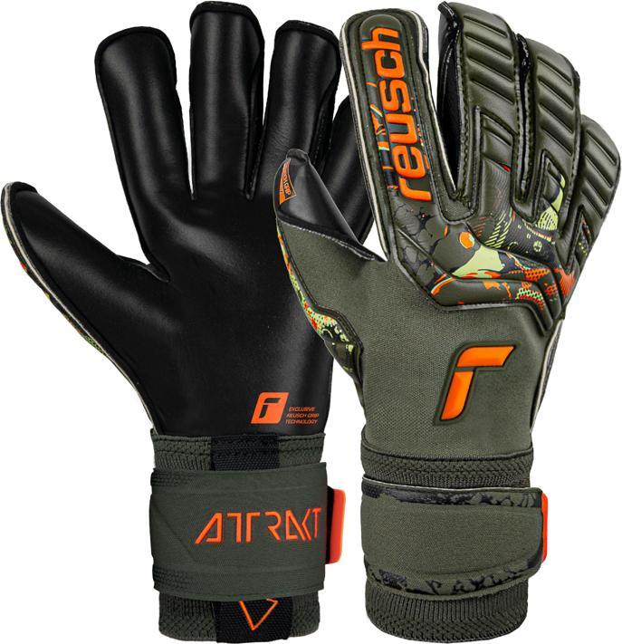 Desert Green, Shocking Orange, Black