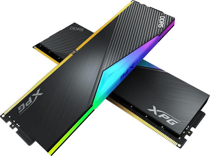 Produktbild Adata DIMM 48 GB DDR5-8000 (2x 24 GB) Dual-Kit (schwarz, AX5U8000C4024G-DCLARBK, XPG Lancer RGB) (2 x 24GB, 8000 MHz, DDR5-RAM, DIMM)