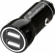 Produktbild MediaRange MRMA103-02 - Auto - Zigarettenanzünder - 5 V - Schwarz - Silber