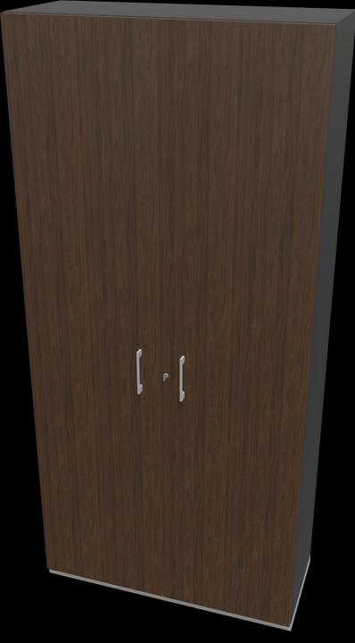 Silver grey, Walnut decor dark with structure, Dark grey