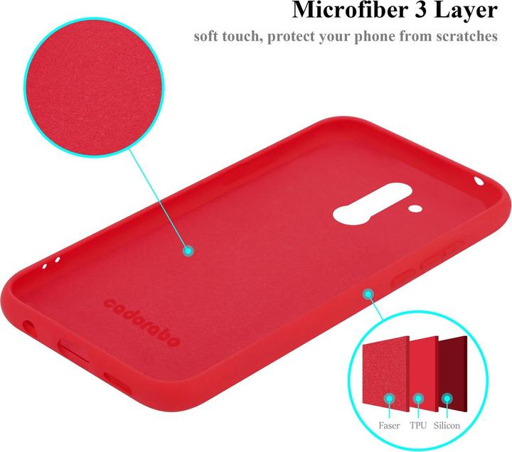 Actual product image Cadorabo TPU Liquid Silicone Case Cover (Mate 20 Lite)