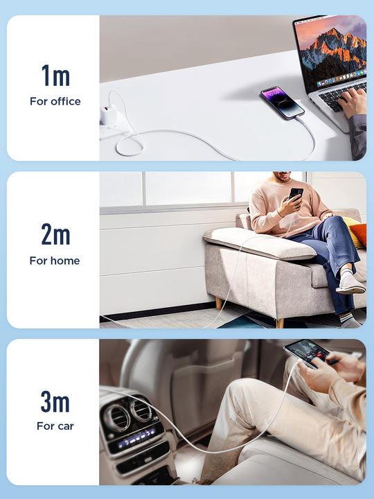 Actual product image Joyroom USB C - Lightning (1 m, USB 3.0)