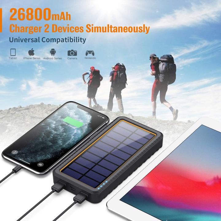 Actual product image QTshine Power Bank 26800mAh (26800 mAh)