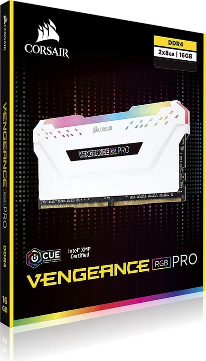 Image du produit Corsair Vengeance RGB Pro (2 x 8GB, 3600 MHz, RAM DDR4, DIMM)