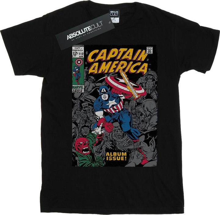 Captain America Album Issue Cover TShirt (XXL)