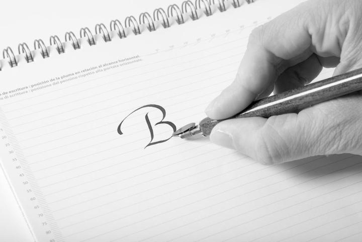 Image du produit Brause Bloc de calligraphie d'apprentissage A4+,ESPAGNOL/ITALIEN - crème (À rayures)