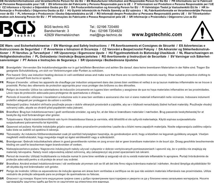 Immagine prodotto BGS Riscaldatore ad induzione 1,5 kW