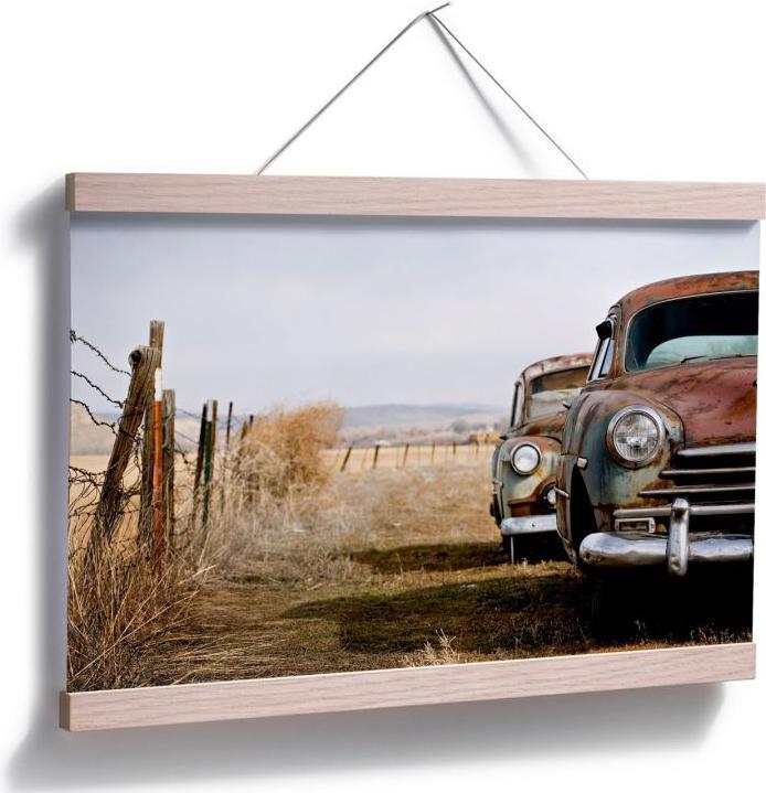 Image du produit Trenddeko Old rusted Cars (140 x 90 cm)