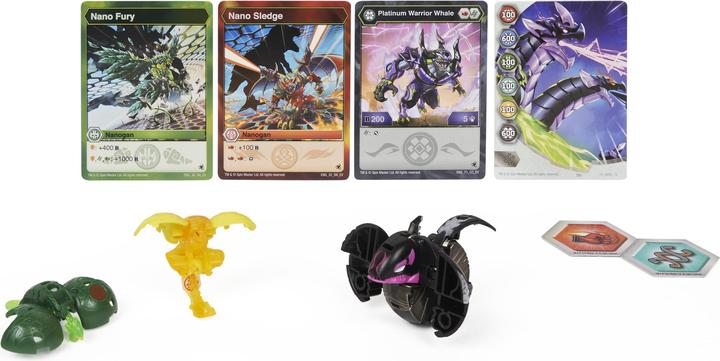Produktbild Spin Master Bakugan Evolutions, Wrath mit Nano Echo und Clutch Platinum Power Up