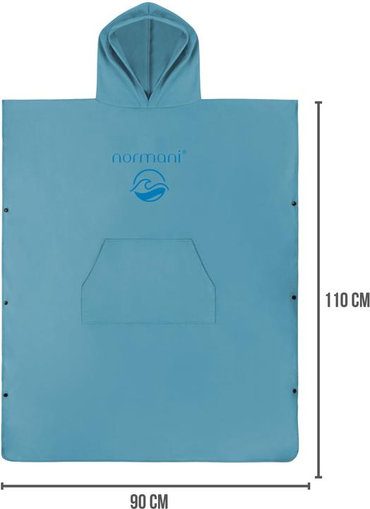 Produktbild Normani Mikrofaser Badeponcho Nosara - 8909 (90 x 220 cm)