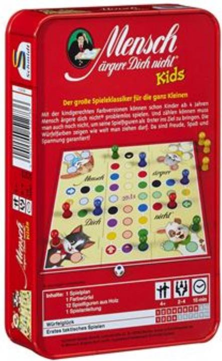 Produktbild Schmidt Spiele Mensch ärgere dich nicht - Kids Metalldose (Deutsch)